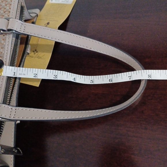 New Patricia Nash Medium Ava Woven Leather Tote. - Picture 7 of 14